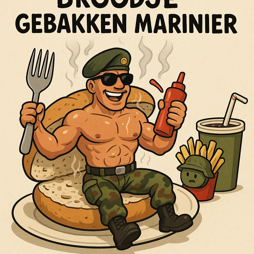 Broodje gebakken marinier