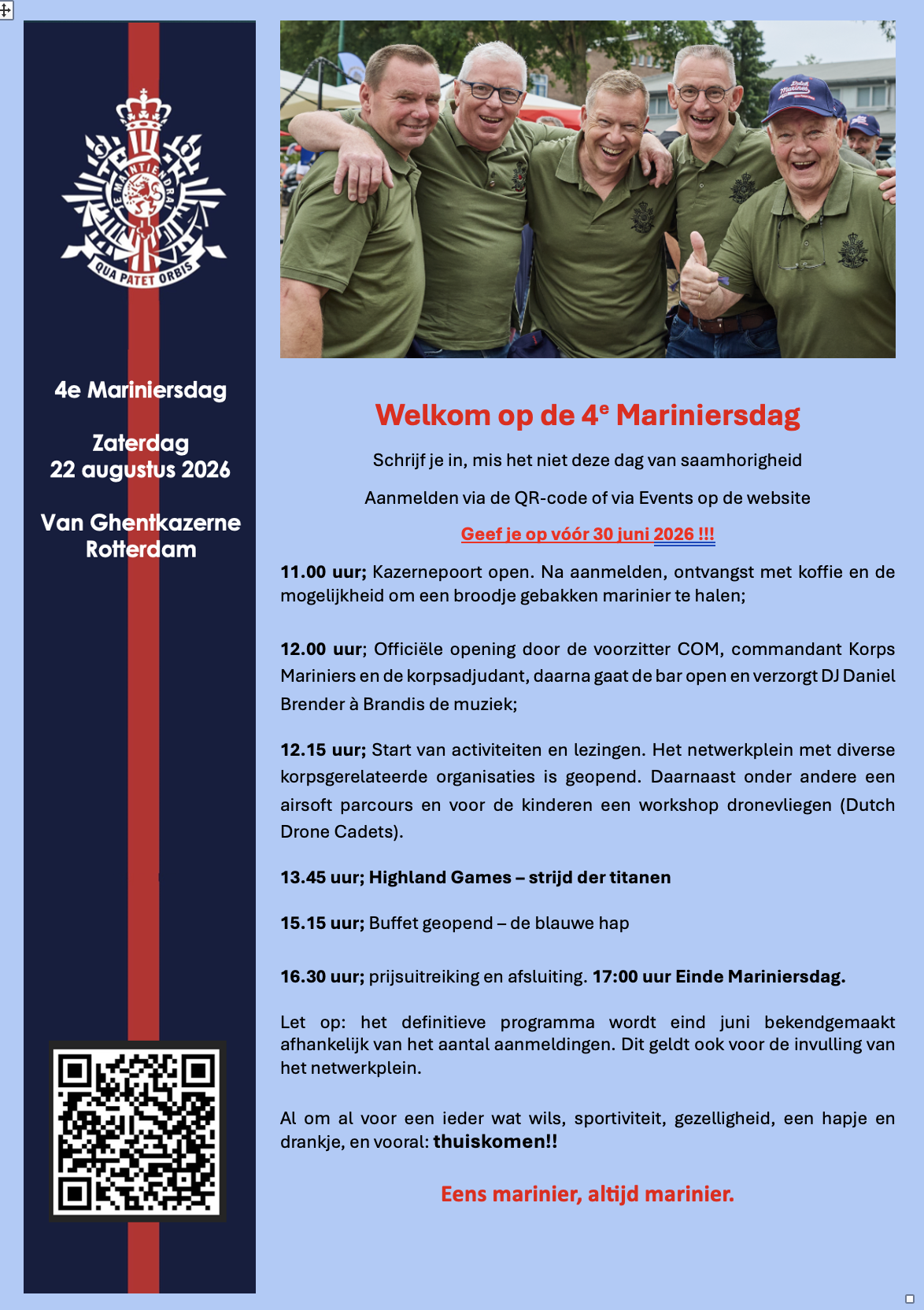 4eMariniersdag
