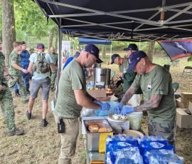 Aan het buffet
